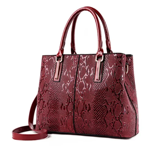 Solangin Textured Handbag